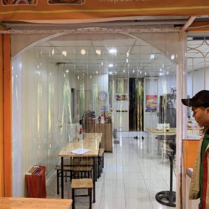 Rèm Nhựa PVC Kéo Xếp