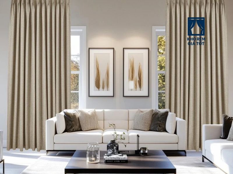 báo giá rèm vải một lớp giá tốt